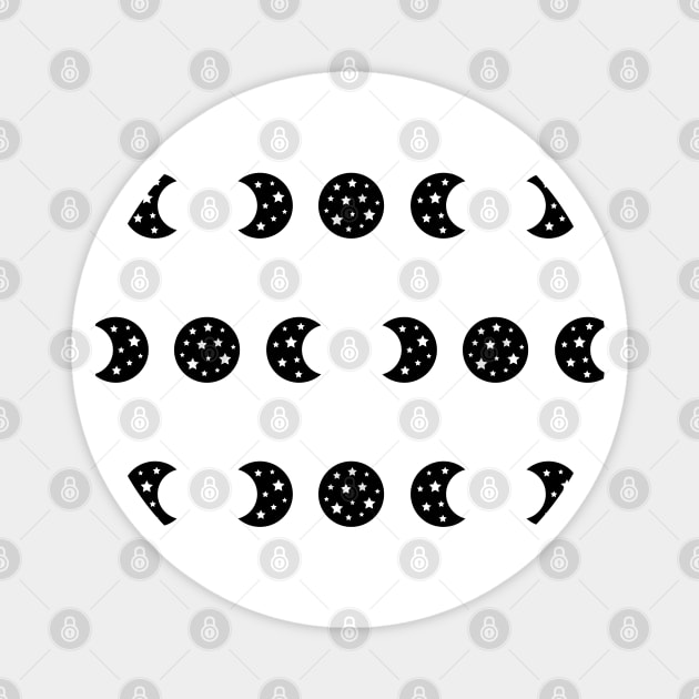 Triple Goddess Moon Phases Magickal Design Magnet by WiccanGathering